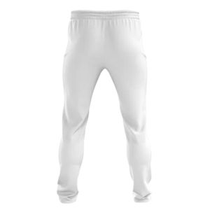 Men <b>White</b> <b>Cricket</b> Trousers Polyester Sports Pants Tournament Wear Athletic Training Match Uniform Clothing - Product Image 2
