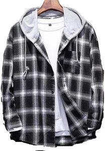 Sudadera con capucha extragrande con estampado digital a rayas para hombre, estilo reversible, para invierno y otoño, chaqueta clásica de moda urbana. - Product Image 2