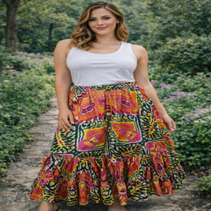 Falda de Poliéster para Mujer, Ligera, Cómoda, Informal, al Mejor Precio - Product Image 2