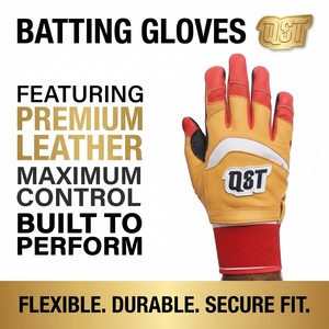 Guantes de Béisbol de Cuero con Logotipo Personalizado, Ecológicos, Transpirables, con Cierre en la Muñeca, Flexibles, Perforados, Ajuste Cómodo - Product Image 4