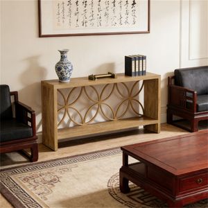 <b>Console</b> <b>Table</b> with <b>Storage</b> Space for Sofa Entrance Foyer or Lobby Use - Product Image 4