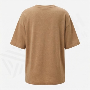 เสื้อยืดแขนสั้นผ้าฝ้ายลำลองสำหรับผู้หญิง ออกแบบเองได้ เป็นมิตรกับสิ่งแวดล้อม รับสั่งผลิตจำนวนมาก สีตามสั่ง เนื้อผ้านุ่ม ระบายอากาศดี แฟชั่นฤดูร้อน - Product Image 2