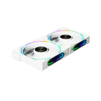 120mm Ultra Silencieux Électrique Led Lumières Daisy-Chain 3pack 120mm Blanc ARGB Ordinateur Gaming PC Cas Ventilateur Refroidisseur Refroidissement