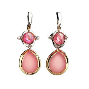 Joyería fina plata esterlina 925 18K chapado en oro rosa huggie aro pendiente joyería para mujer - Product Image 1