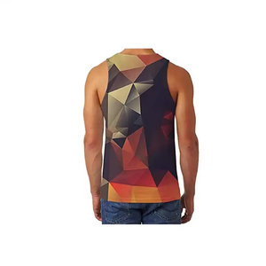 Camiseta sin mangas para hombre, sublimada, transpirable, antibacteriana, de alta calidad, con el mejor material, última tendencia. - Product Image 6