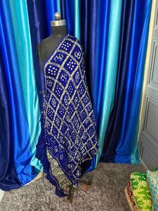 Handcrafted Bandhani Dupatta – Traditional Indian Tie-Dye Saree for Festivals & Functions - Product Image 4