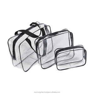 Bolsas de cosméticos de poliéster personalizadas más vendidas Cierre de cremallera Patrón de caramelo Viaje para neceser Bolsa de cosméticos de etiqueta privada - Product Image 5