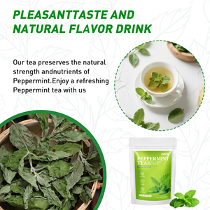 Sachets de thé à la menthe poivrée sans caféine, prêts à l'emploi (OEM/ODM), favorisent la digestion et la fraîcheur buccale, 20 sachets - Product Image 6