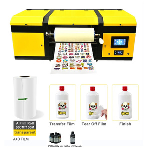 A3 UV DTF stampa di stampa e laminazione 2 in1 UV Roll to Roll 30cm macchina di laminazione pellicola adesivo di trasferimento - Product Image 2