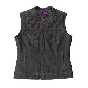 Chaleco de mezclilla para motocicleta para mujer - Product Image 2