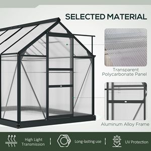 Serra da Giardino Walk-In per Coltivazione, Non Supportata da Strutture di Sostegno, Non Adatta per Prodotti con Difetti - Product Image 5
