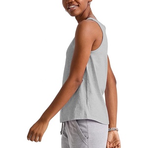 Camiseta sin Mangas de Alta Calidad para Mujer, Verano, Casual, Sexy, 100% Algodón, Secado Rápido, Transpirable, Ecológica, Personalizada, OEM, para Gimnasio - Product Image 3