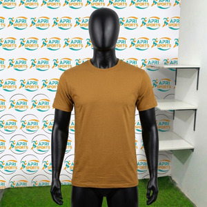 Camisetas de hombre lisas teñidas de color sólido, 100% algodón, para gimnasio, deportes al aire libre, fitness, corte regular, más vendidas. - Product Image 2