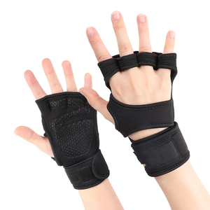 Customized Logo Half Finger Fitness <b>Gloves</b> for <b>Weight</b> Lifting Gym Training Bodybuilding Workout - Product Image 6