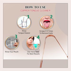 Smooth Edge Copper Tongue Scraper Lightweight and Comfortable for Easy Oral Cleaning from Indian Manufacturer and Supplier - Product Image 5