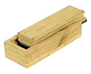 Plumero de pizarra premium de madera en blanco y negro con agarre cómodo para uso en aulas escolares y oficinas - Product Image 6