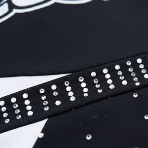 Ensemble d'uniformes de cheerleading personnalisés avec strass, tenue de danse de performance OEM ODM, faible MOQ - Product Image 3