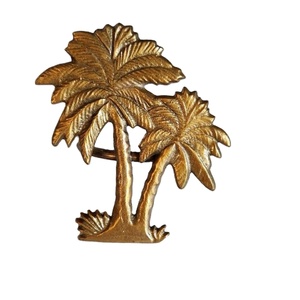 แหวนรัดผ้าเช็ดปากดีไซน์ต้นปาล์มสุดหรู ของตกแต่งโต๊ะและเครื่องประดับ แหวนรัดผ้าเช็ดปากทำมือสำหรับตกแต่งโต๊ะในช่วงเทศกาลอีดและรอมฎอน - Product Image 1