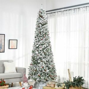 Albero di Natale di Lusso in Pino da 2,7m, Personalizzabile 210cm-300cm, Materiale PET PVC PE, Base in Metallo, Bacche Premium Personalizzate - Product Image 6