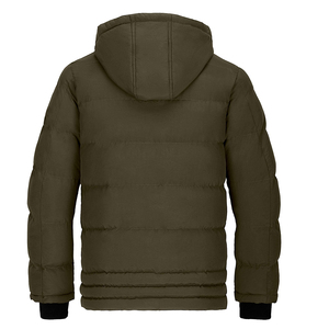 Factory Direct Supplier Front Zipper Men's Quilted Puffer Jacket Top Hot Sale Winter Wear Puffer Jacket For <b>Boys</b> - Product Image 3