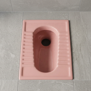 Vistaar WC à la turque Orissa CT en céramique rustique marron café, en porcelaine, pour salle de bain, sanitaires - Product Image 3