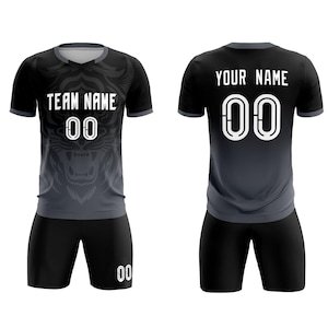 Uniforme de Fútbol Personalizado de Alto Rendimiento, Conjunto de Camiseta y Pantalones Cortos, Transpirable, de Secado Rápido, Equipación Deportiva Profesional OEM - Product Image 1