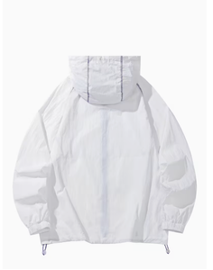 Ensemble décontracté deux pièces pour femme en polyester tricoté à motif uni, respirant, à capuche, coupe ample, tenue d'été - Product Image 6