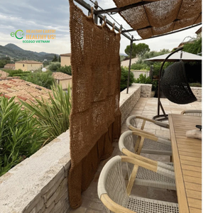 Cortina de Sombra de Fibra de Coco Natural – Persiana Enrollable Personalizada Cuadrada y Rectangular para Patio y Balcón - Product Image 1