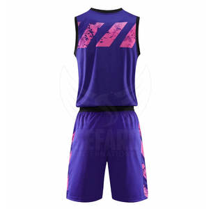 Uniforme de Baloncesto Ligero de Estilo Único, Color Sólido, Impresión Personalizada - Product Image 2