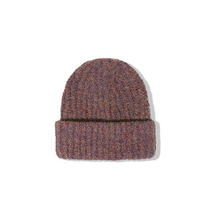 Bonnet en mohair jacquard tricoté unisexe, automne/hiver, vintage, chaud, épaissi, protège-oreilles, tendance, broderie multicolore - Product Image 3