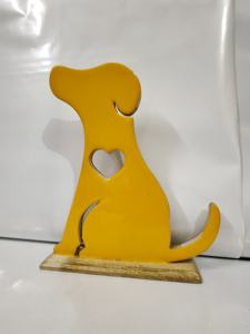 Animales de madera: perro de madera, gallo de madera, ciervo de madera, zorro de madera - Product Image 1