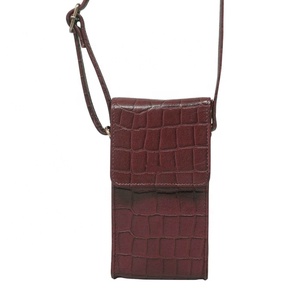 Sac à bandoulière en cuir véritable gaufré Croc de qualité supérieure du fournisseur indien supérieur Vintage Style bohème gland géométrique - Product Image 1