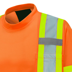 Camisetas de Manga Larga de Alta Visibilidad con Logotipo Personalizado, Reflectantes y de Seguridad para Hombres, Camisetas de Trabajo de Alta Visibilidad para la Construcción - Product Image 3