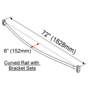 Factory custom screw in metal <b>shower</b> curtain extension pole - Product Image 2