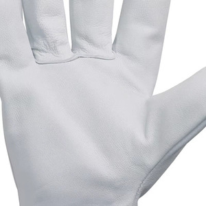 Guantes de Conductor de Cuero Vacuno Resistentes al Desgaste y a las Perforaciones con Puños Ajustables - Product Image 3