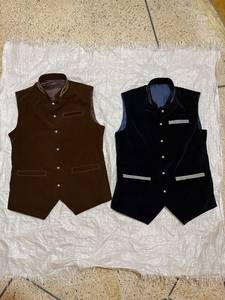HAPPY HORSE Vintage Traditional Bavarian Men's Reversible Breathable <b>Woolen</b> Stand Autumn Short Button 2026 Oktoberfest Vest - Product Image 5