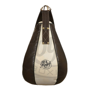 Equipo de entrenamiento de kickboxing Fairtex Super Tear Drop Heavy Bag Sin llenar Logotipo personalizado Cuero genuino Muay Thai Sacos de arena para perforar - Product Image 1