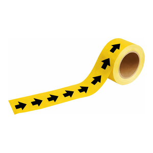 Marqueurs de tuyaux Brady ARROW - Autocollants 1 po x 8 po pour la marquage de la direction des tuyaux à l'intérieur et à l'extérieur - Product Image 2
