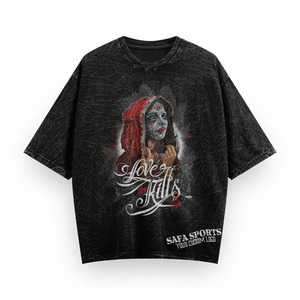 เสื้อยืดลำลองแขนสั้นทรงปกติสำหรับผู้ชาย พรีเมียม ดีไซน์สั่งทำได้ สวมใส่สบาย ผ้าฝ้าย 100% ระบายอากาศดี ปักลายเรียบ - Product Image 2