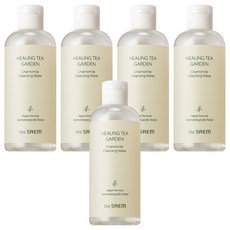 Agua Limpiadora Herbal Líquida The Saem Healing Tea Garden Camomila, Paquete de 5 Unidades de 300ml, con Descuento - Product Image 1