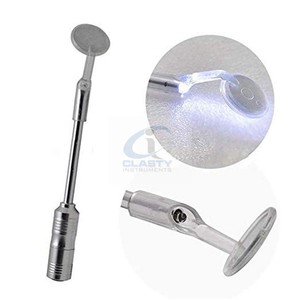 Espejo Bucal Dental de Ortodoncia Manual con Mango de Acero, Instrumento de Acero Inoxidable para Kit Dental, Sonda, Articulador, OEM CE - Product Image 2
