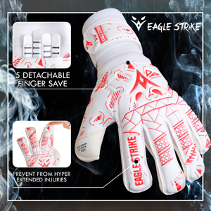 Guantes de Portero para Hombre, Palma de Látex Alemán Giga Grip de 4mm, Antideslizantes, para Todo Clima, con Cierre de Velcro, Precio Bajo - Product Image 3