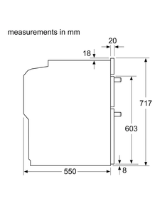 เตาอบไฟฟ้าแบบคู่ Bosch Series 4 รุ่น NBS533BB0B แบบติดตั้งใต้เคาน์เตอร์ - Product Image 5