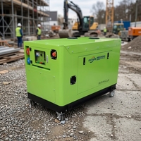 Groupes électrogènes silencieux à essence 5KW 8KW 10KW 15KW 20KW 25KW 50/60Hz, générateur au biogaz 220/400V pour chantier de construction