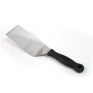 ตะหลิวสี่เหลี่ยมสแตนเลสอย่างดี ด้ามพลาสติก ใบมีด 12.5 ซม. ใช้ซ้ำได้ มีสินค้าในสต็อก สลักโลโก้ด้วยเลเซอร์ตามสั่ง - Product Image 1