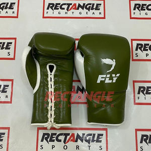 Gants de boxe Fly Superlace X de qualité supérieure, 100% cuir véritable, neufs, pour entraînement et combats en salle de sport. - Product Image 6