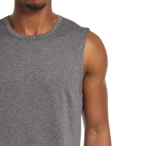 Wholesale Custom Logo Print Men's Sleeveless Shirt Full Customized Quick-Dry Active wear Fitness Tank Top For <b>Boys</b> - Product Image 5