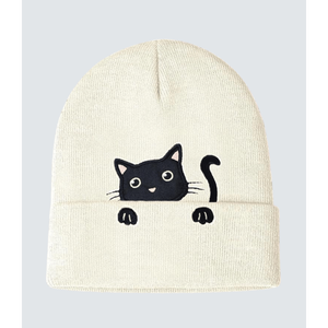 Bonnet Chat Mignon Chapeau Blanc - Product Image 2