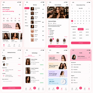 Desarrollo de Aplicaciones Móviles para Reserva de Salones de Belleza Modernos, Citas en Tiempo Real, Gestión de Estilistas, Alertas Push, Android, iOS, Internet - Product Image 6
