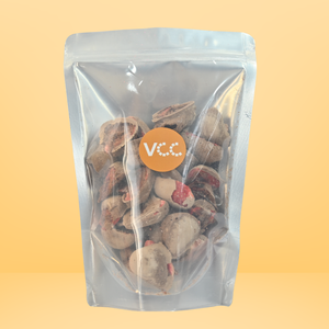 สตรอว์เบอร์รีอบแห้งเคลือบช็อกโกแลตพรีเมียม |   ขนมผลไม้กรอบอร่อย ไม่ใช่พืช GMO รสหวานอมเปรี้ยว จำหน่ายแบบขายส่ง - Product Image 2